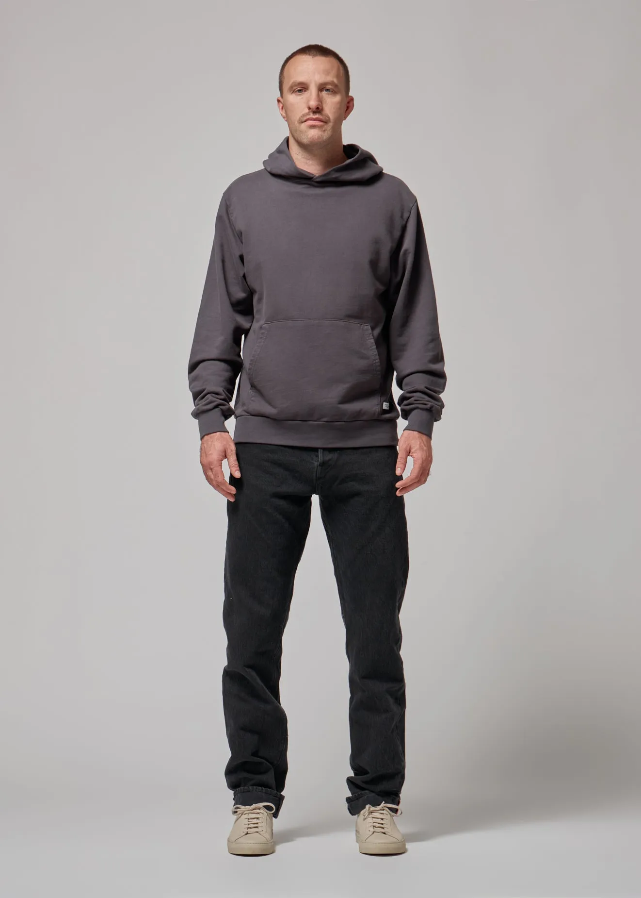 Lightweight Hooded Sweatshirt - Vintage Black sold by Shockoe Atelier product image thumbnail 4