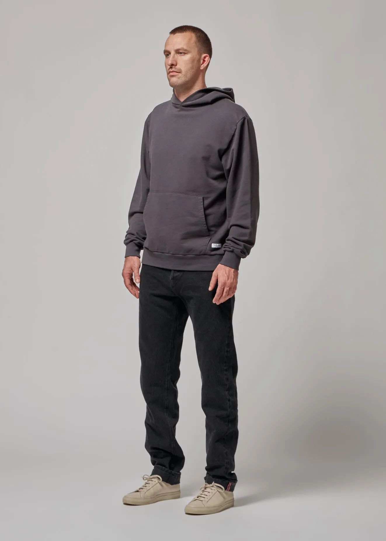 Lightweight Hooded Sweatshirt - Vintage Black sold by Shockoe Atelier product image thumbnail 5