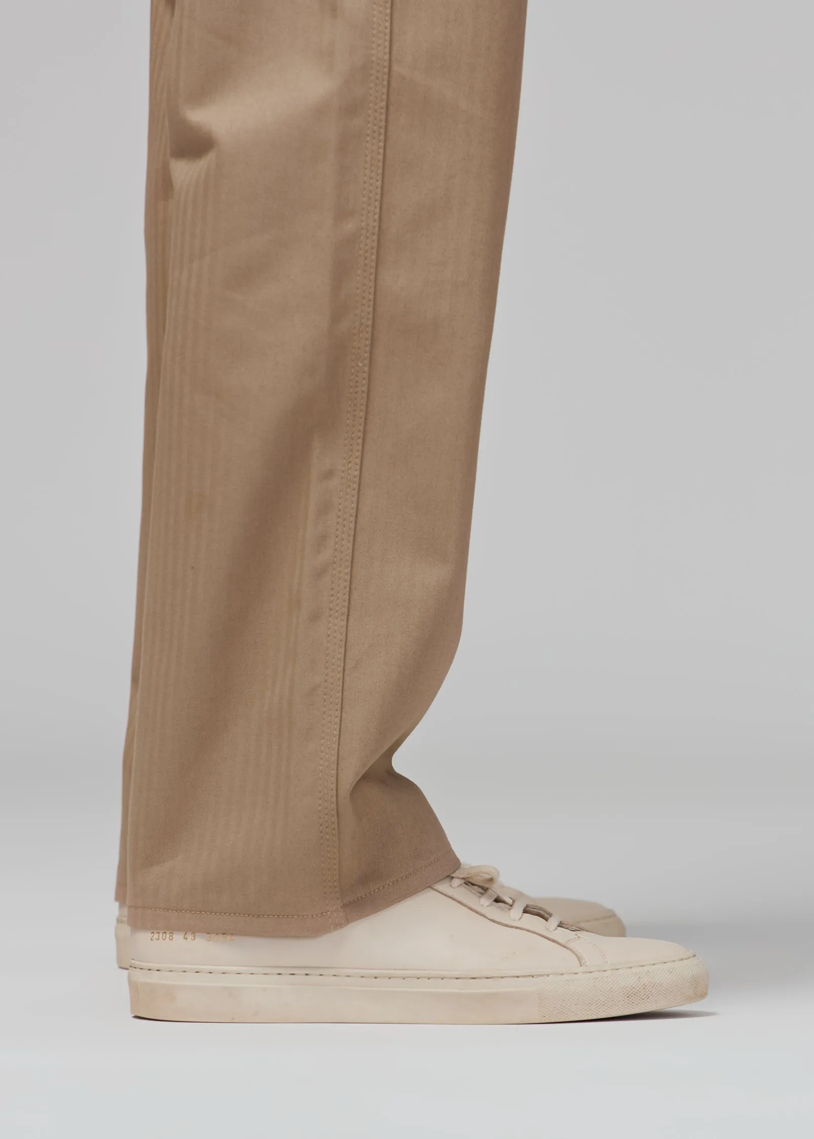 Trench Trousers - Khaki Herringbone sold by Shockoe Atelier product image thumbnail 5