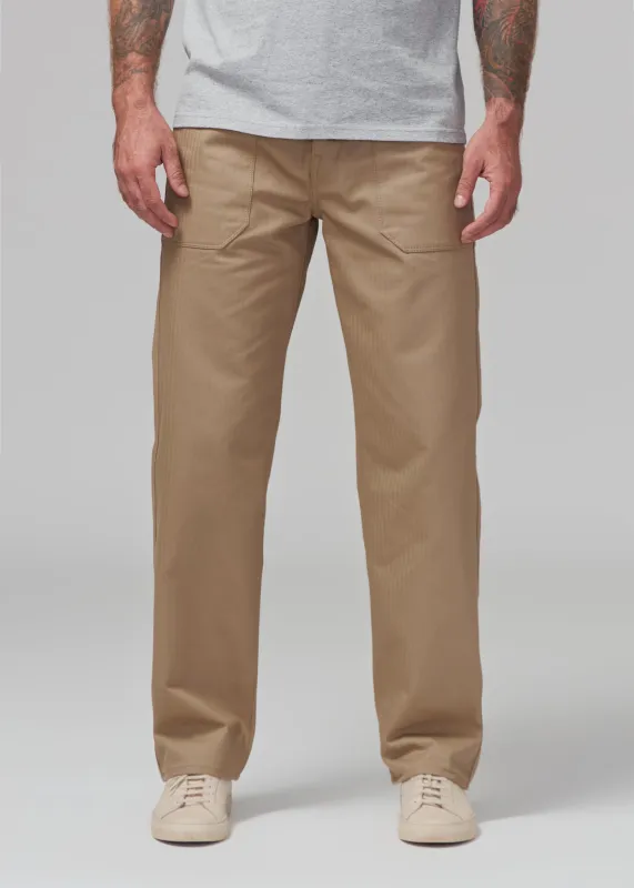 Trench Trousers - Khaki Herringbone sold by Shockoe Atelier