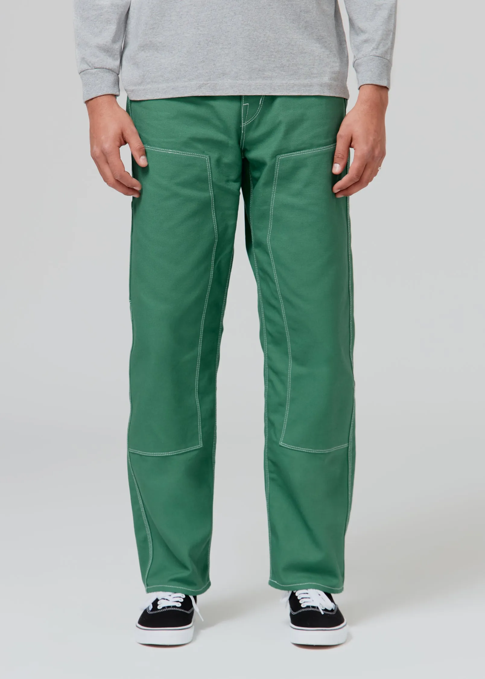 Utility Pants - Green Canvas sold by Shockoe Atelier