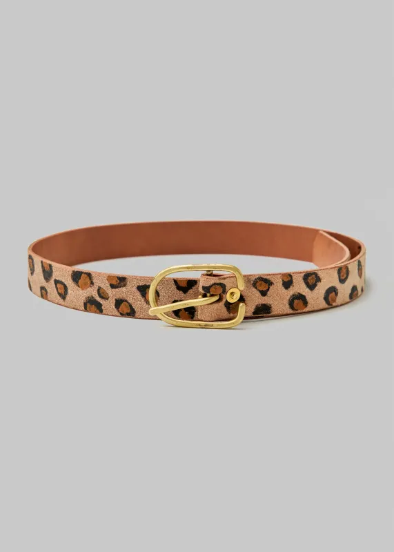 Billy Made For Friends - Leopard Belt sold by Shockoe Atelier