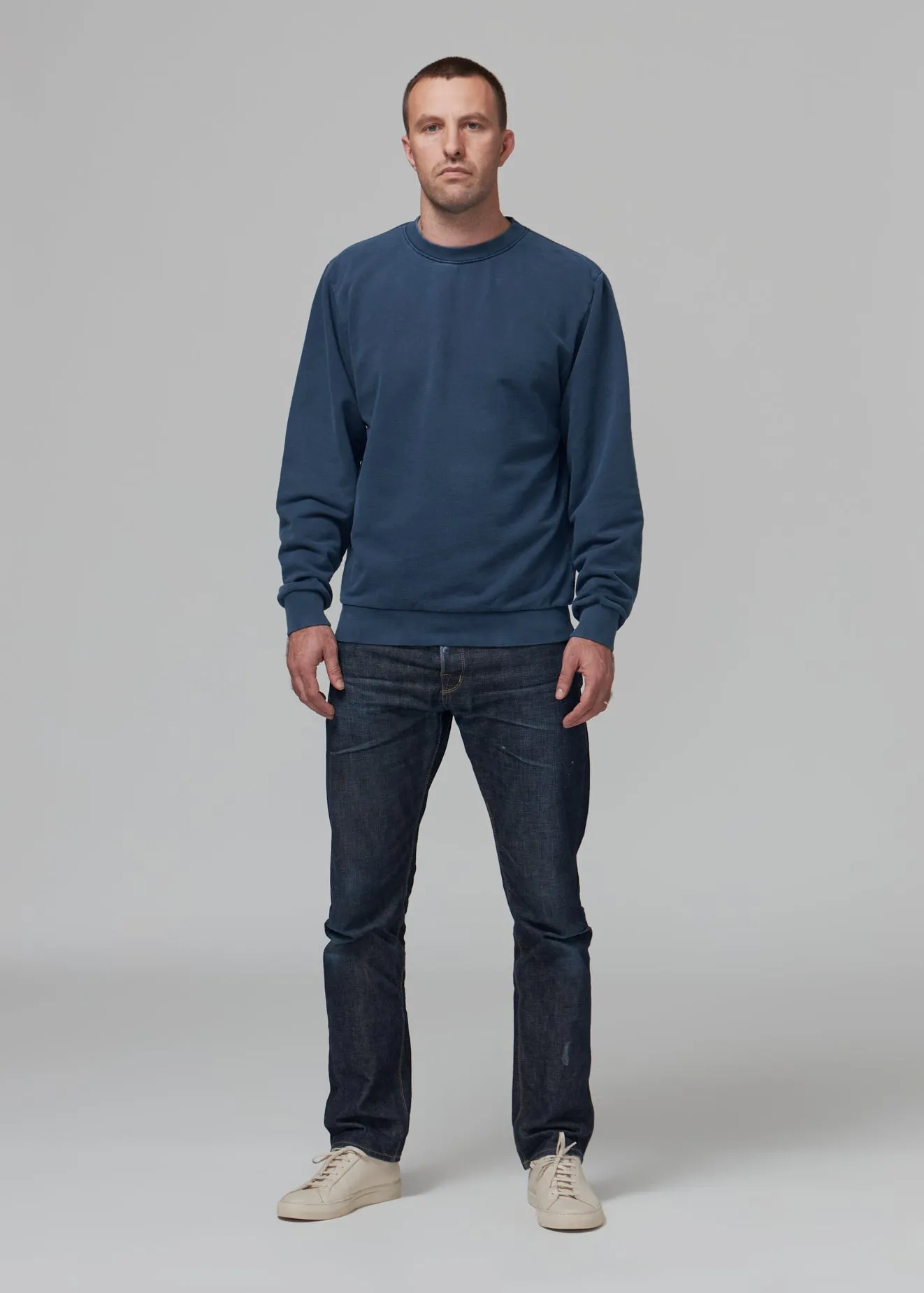 Lightweight Crewneck - Natural Indigo sold by Shockoe Atelier product image thumbnail 2
