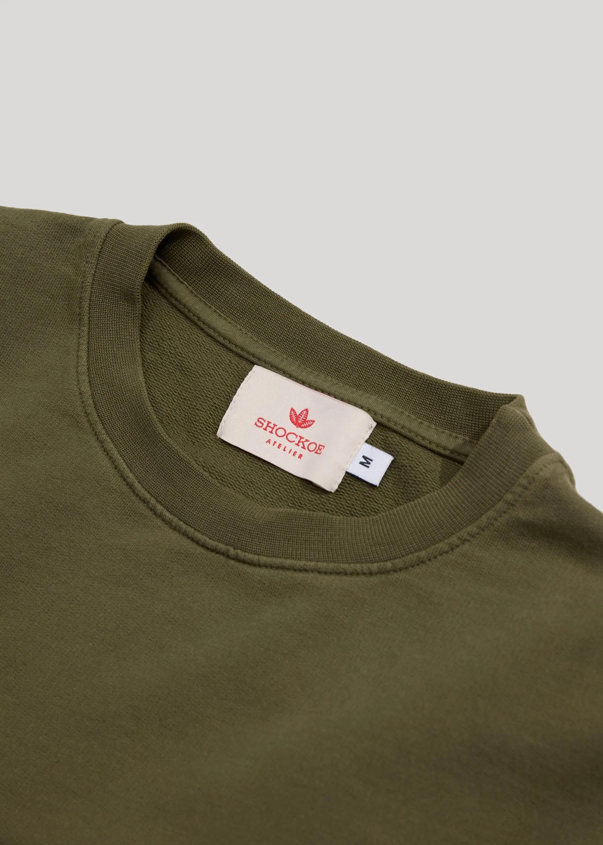 Lightweight Crewneck - Olive sold by Shockoe Atelier product image thumbnail 4