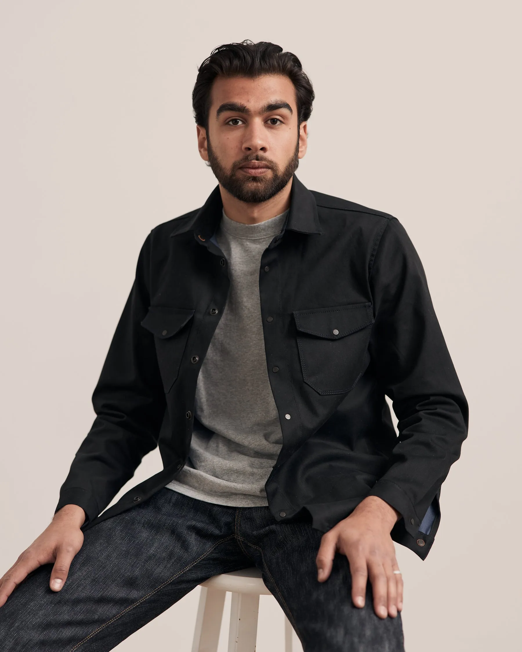 Cottrell Field Shirt SIZE XS - Navy sold by Shockoe Atelier product image thumbnail 2