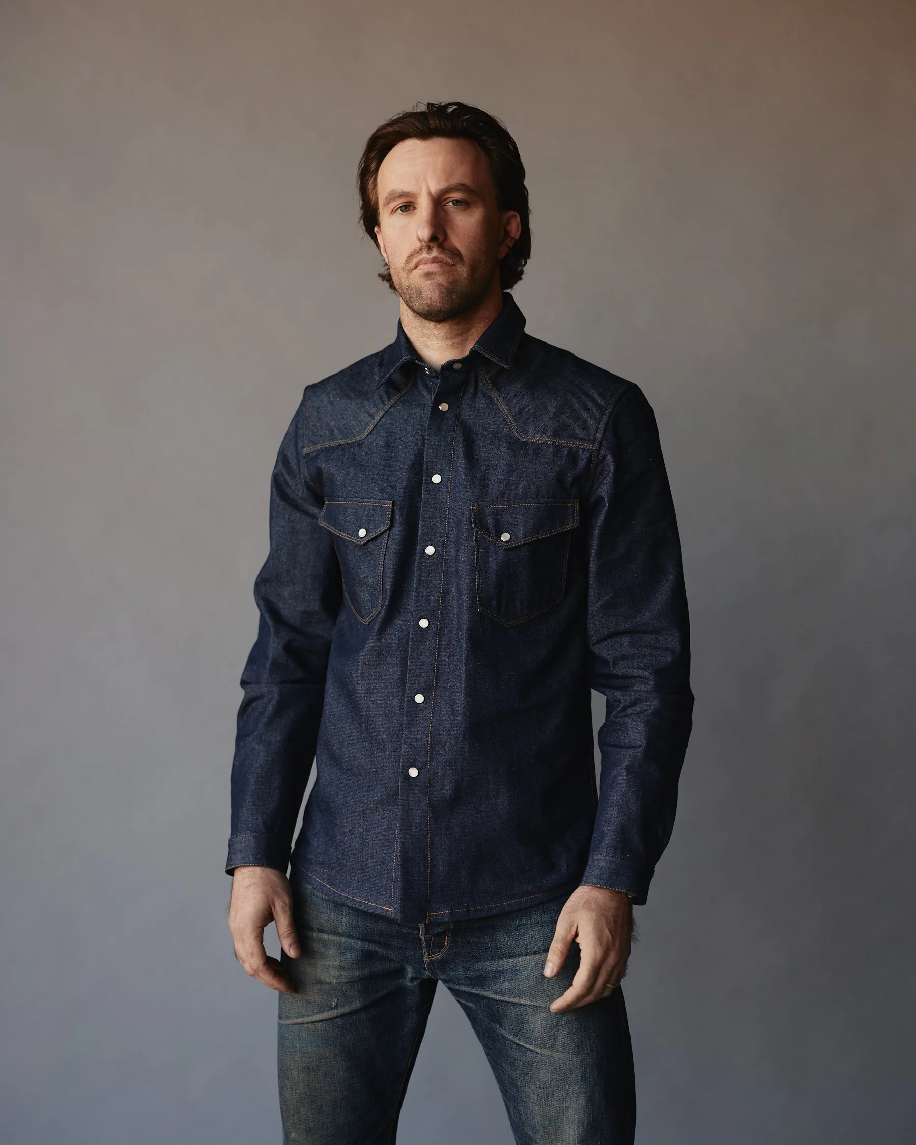 Denim Western Shirt sold by Shockoe Atelier product image thumbnail 2