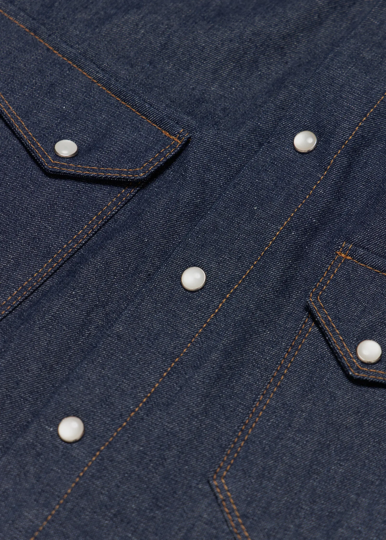 Denim Western Shirt sold by Shockoe Atelier product image thumbnail 4