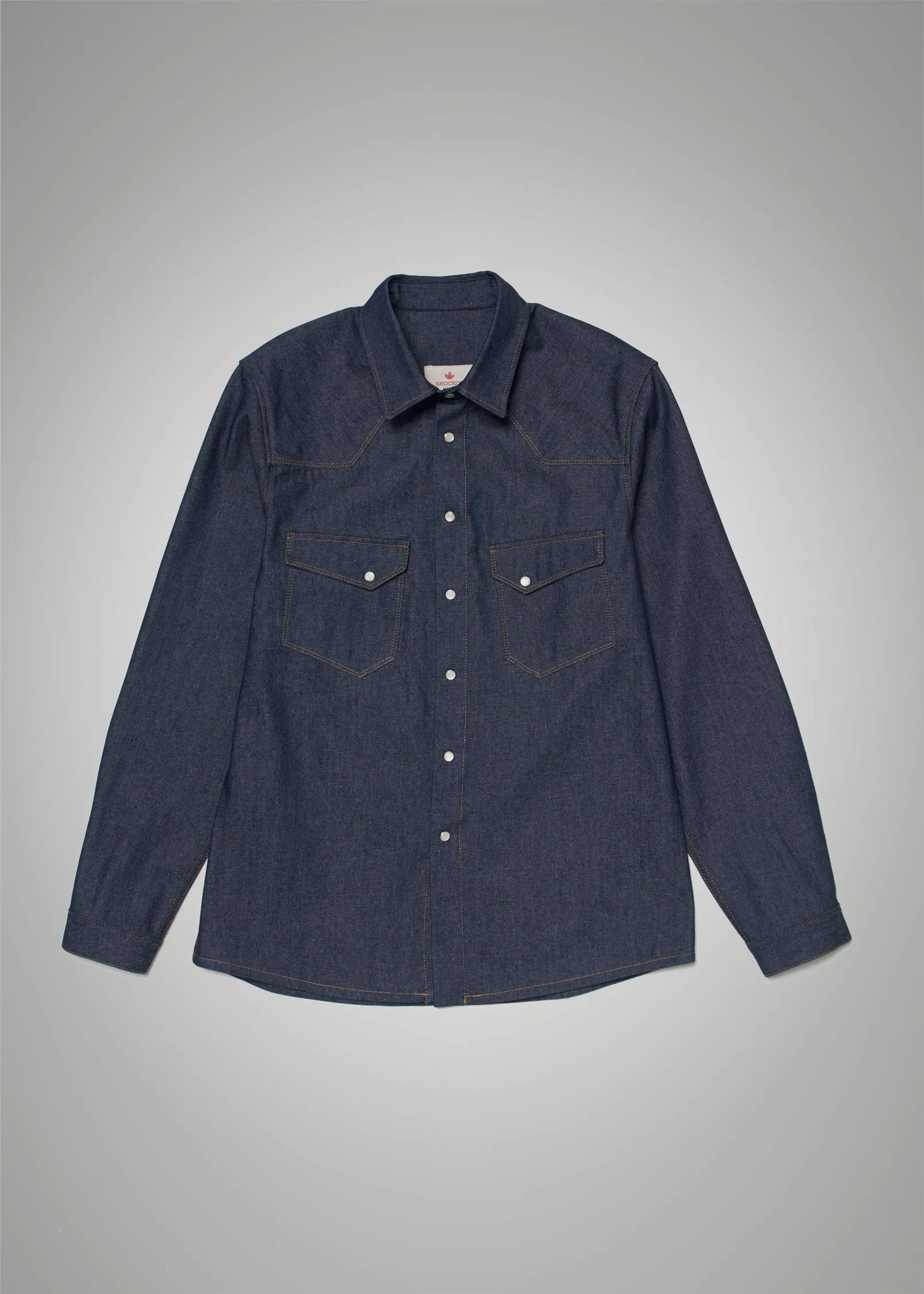 Denim Western Shirt sold by Shockoe Atelier
