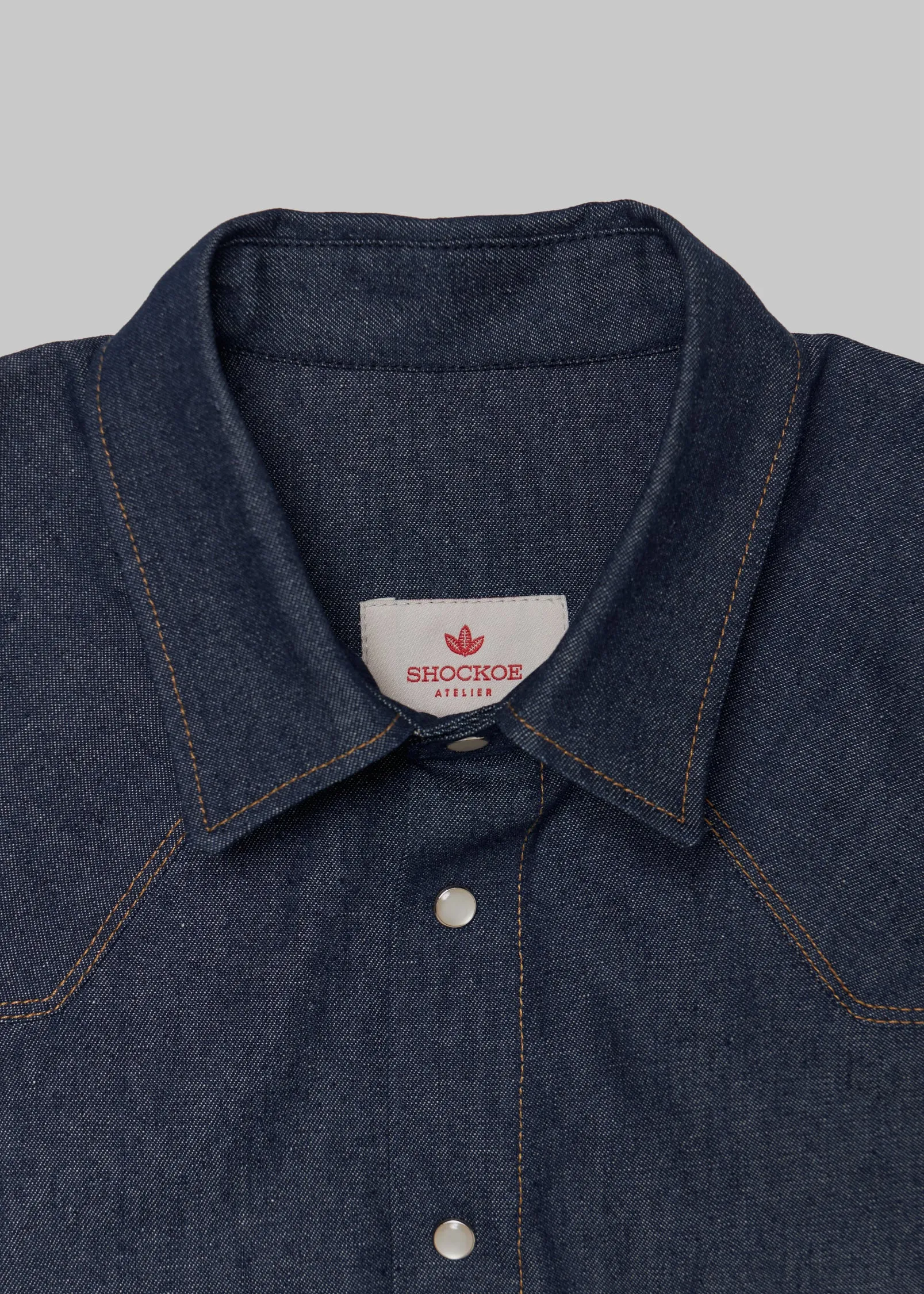 Denim Western Shirt sold by Shockoe Atelier product image thumbnail 3