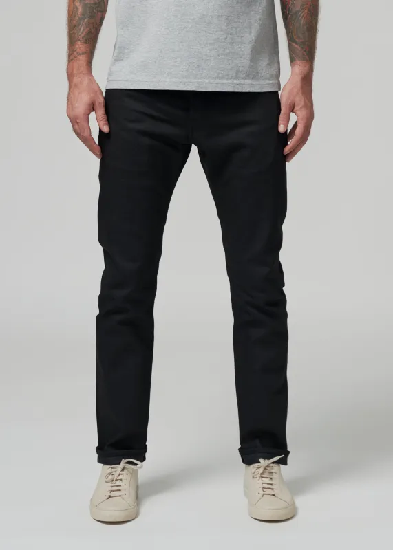 Slim Black Stretch Selvedge sold by Shockoe Atelier