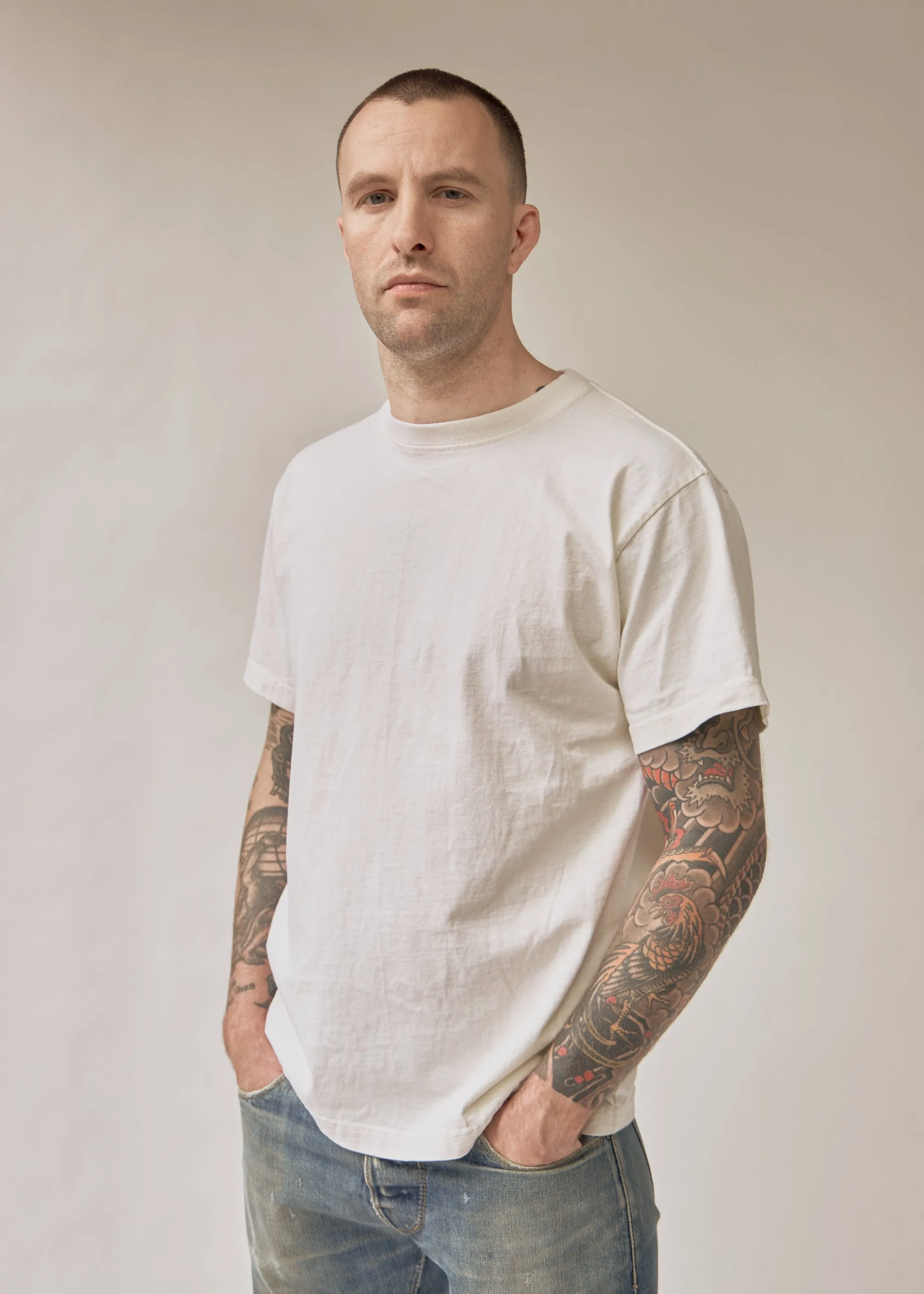 T-Shirt - Vintage Off-White sold by Shockoe Atelier product image thumbnail 2