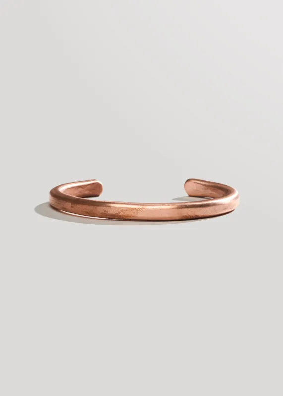 Billy Made For Friends Thick Bar Cuff - Copper or Brass sold by Shockoe Atelier