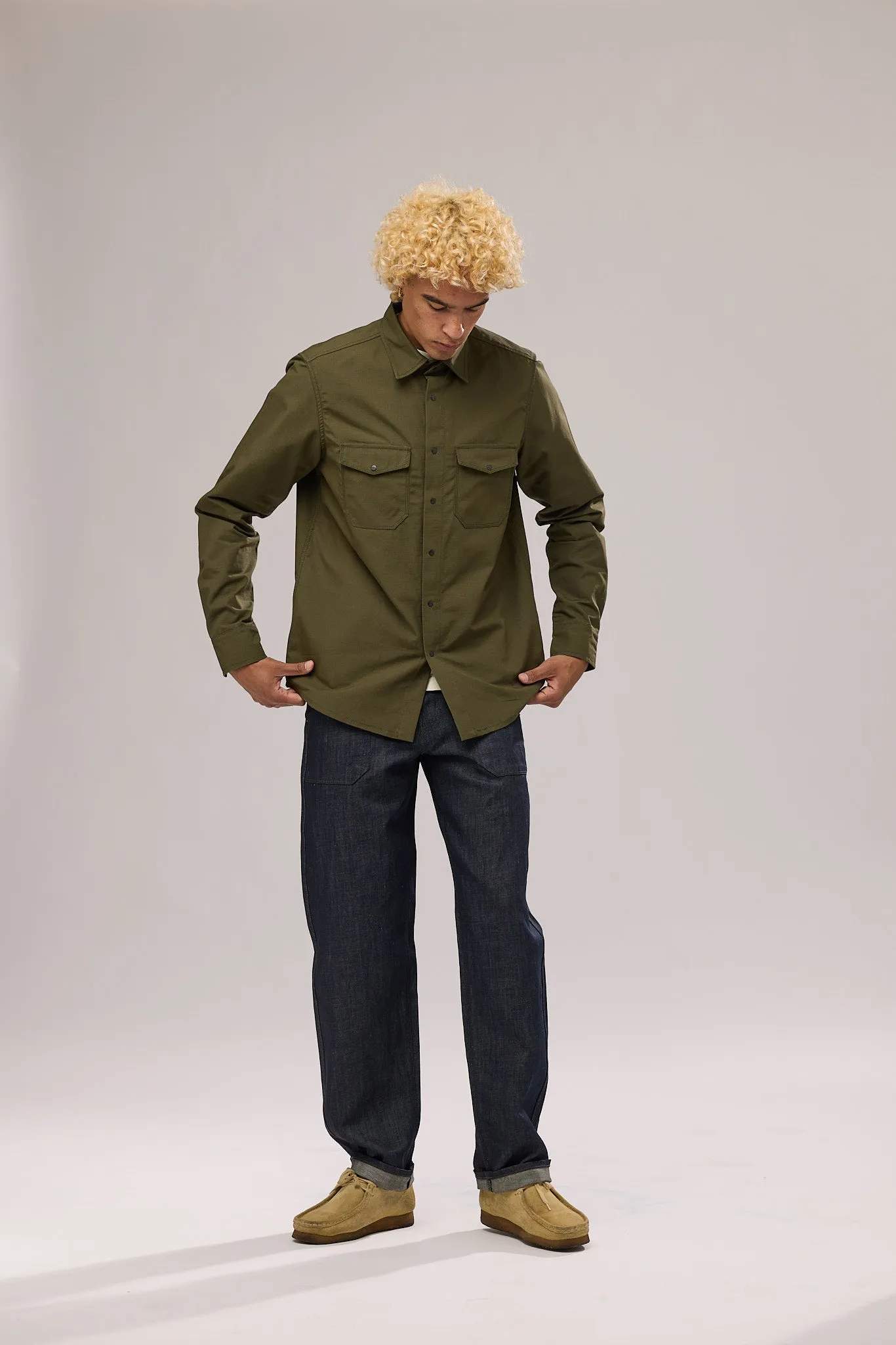 Ripstop Field Shirt - Olive sold by Shockoe Atelier product image thumbnail 2