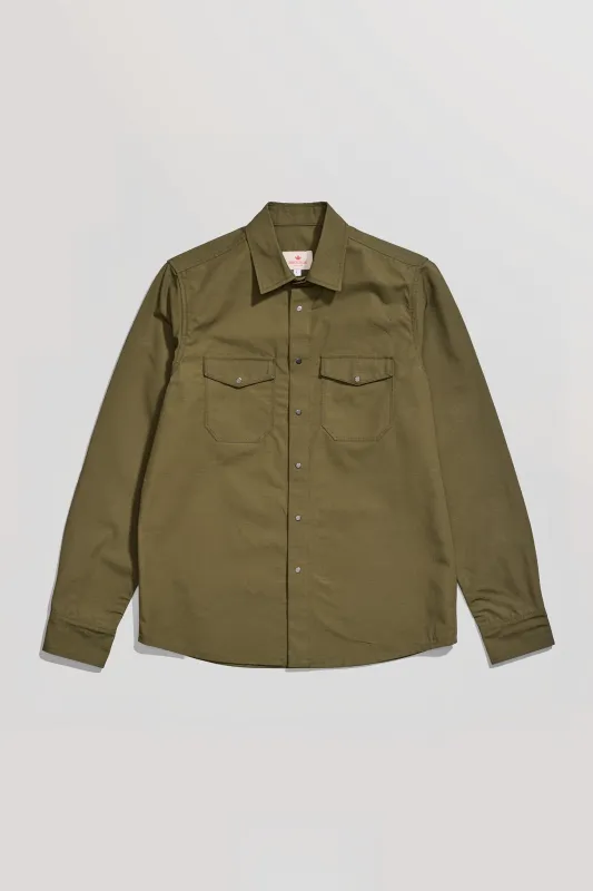 Ripstop Field Shirt - Olive made by Shockoe Atelier