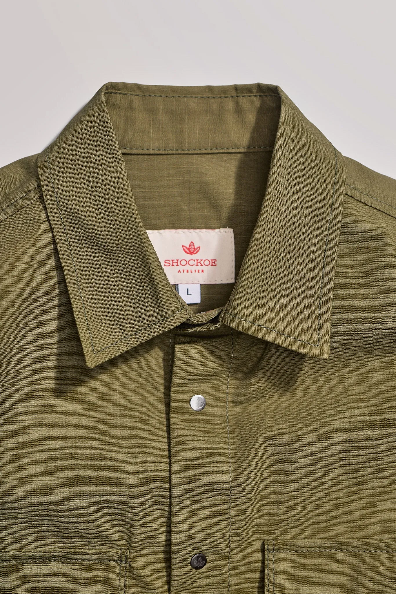 Ripstop Field Shirt - Olive sold by Shockoe Atelier product image thumbnail 4