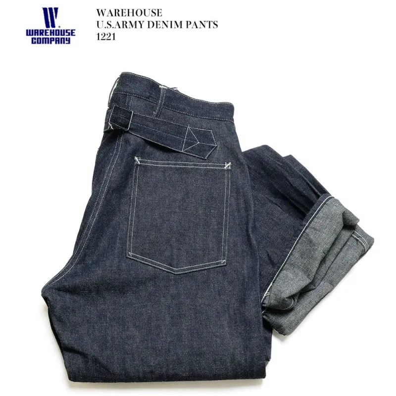 WAREHOUSE - U.S.ARMY DENIM PANTS - 1221 made by WAREHOUSE & CO.