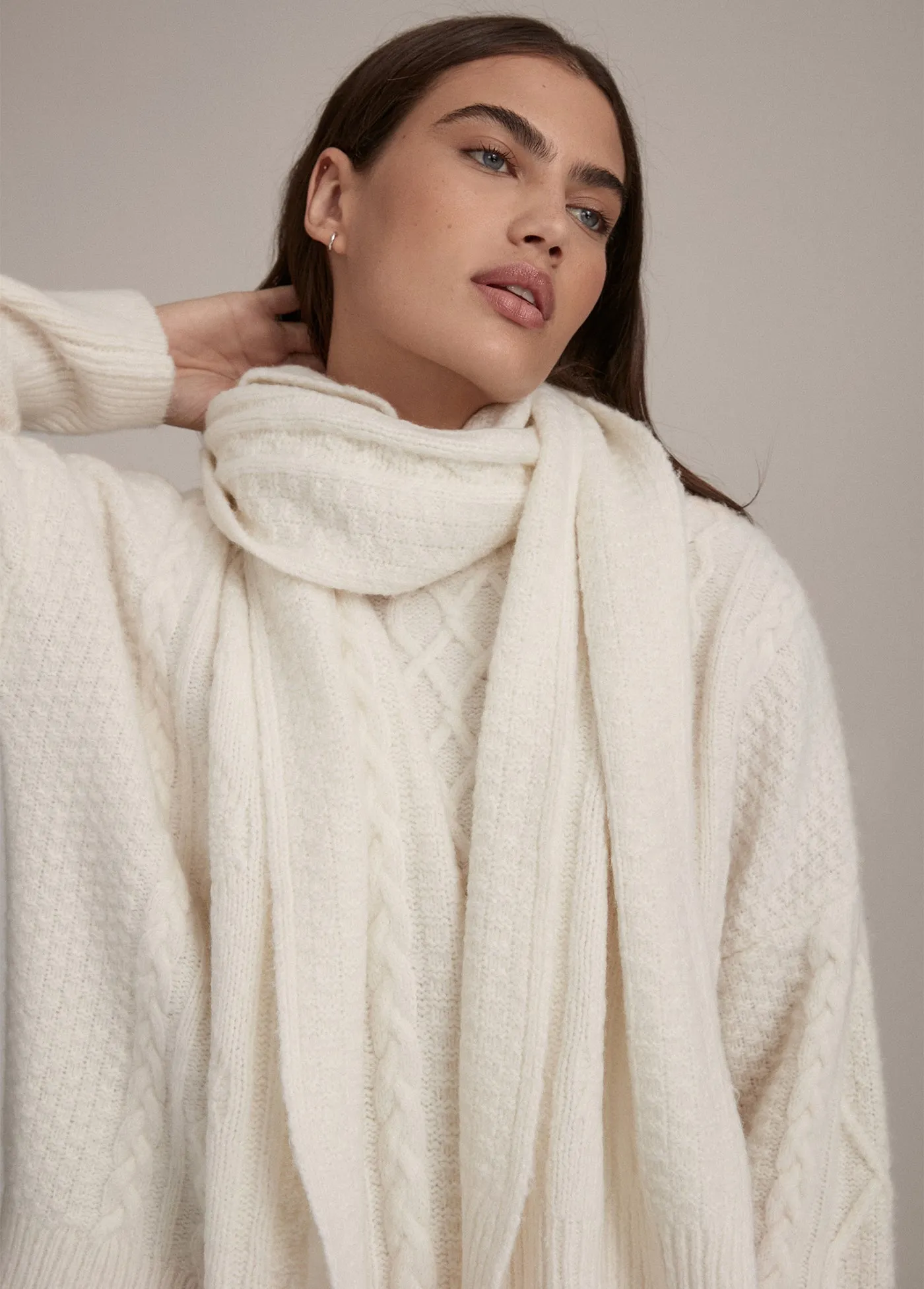 CABLE SCARF sold by Favorite Daughter product image thumbnail 2