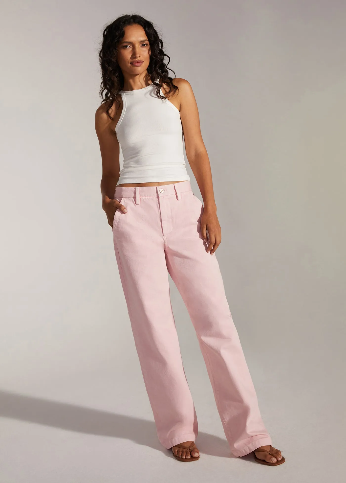 THE TAYLOR LOW RISE TROUSER sold by Favorite Daughter product image thumbnail 2