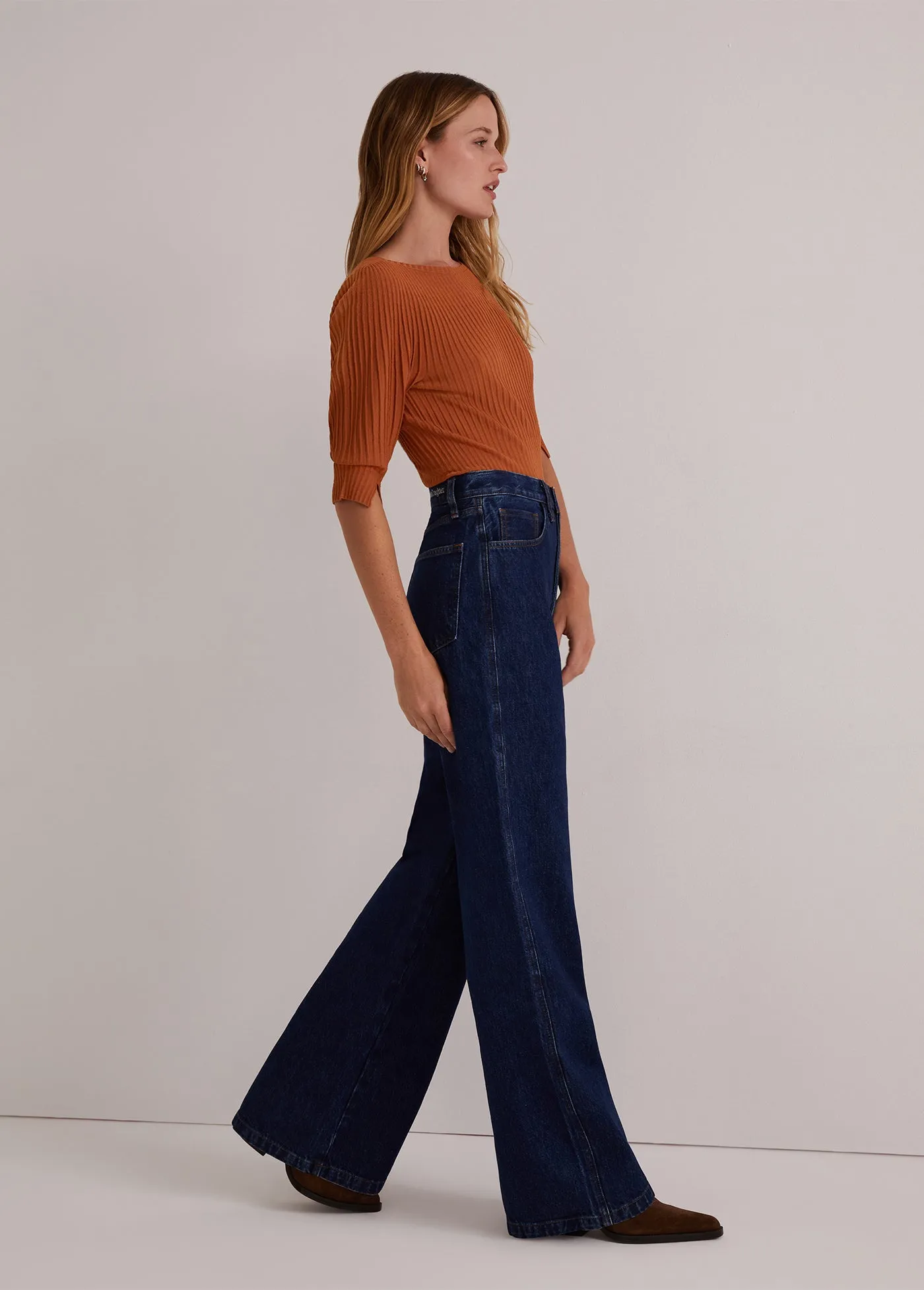 THE MASHA SUPER HIGH RISE WIDE LEG sold by Favorite Daughter product image thumbnail 3