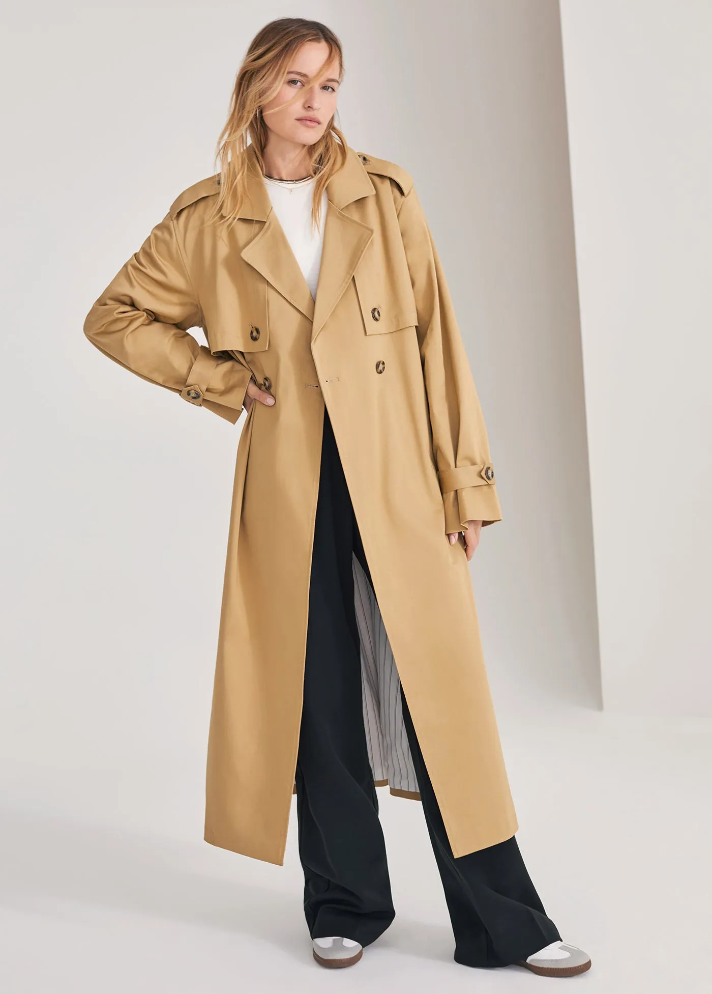 THE CHARLES TRENCH PETITE sold by Favorite Daughter