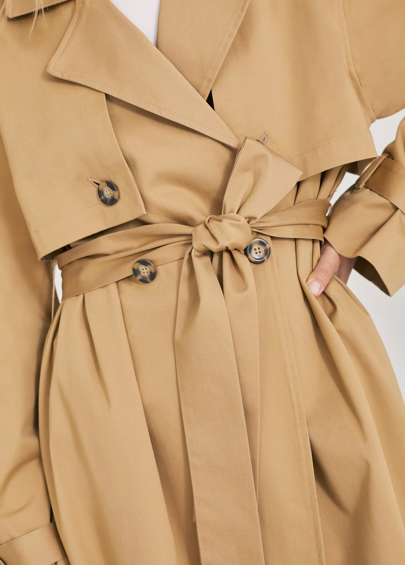 THE CHARLES TRENCH PETITE sold by Favorite Daughter product image thumbnail 4
