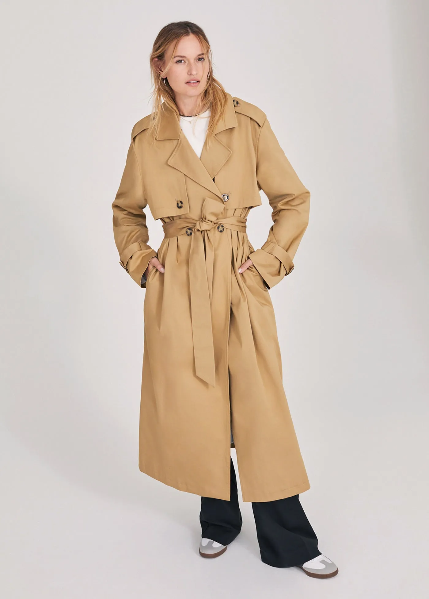 THE CHARLES TRENCH PETITE sold by Favorite Daughter product image thumbnail 3