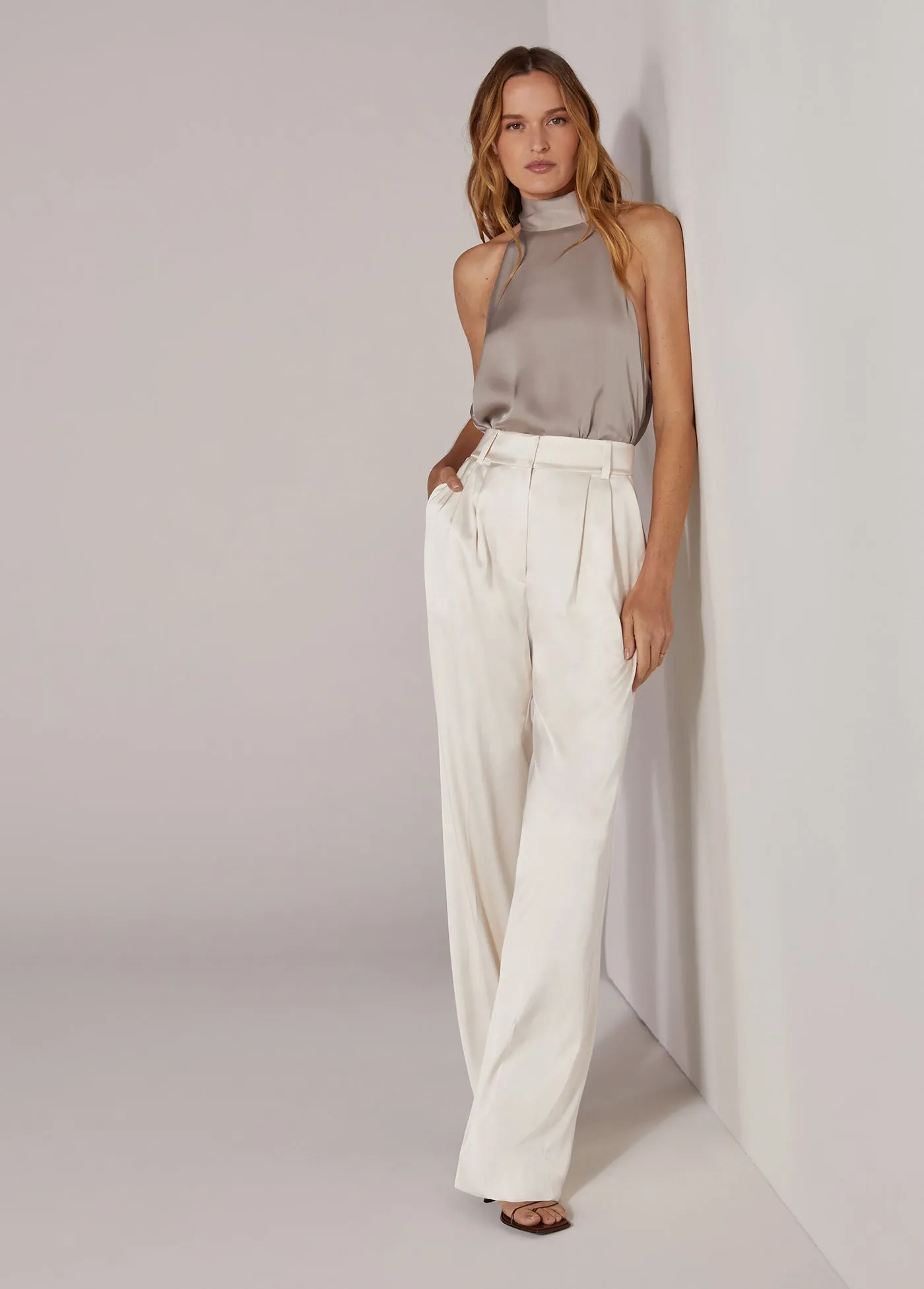 THE SATIN FAVORITE PANT sold by Favorite Daughter