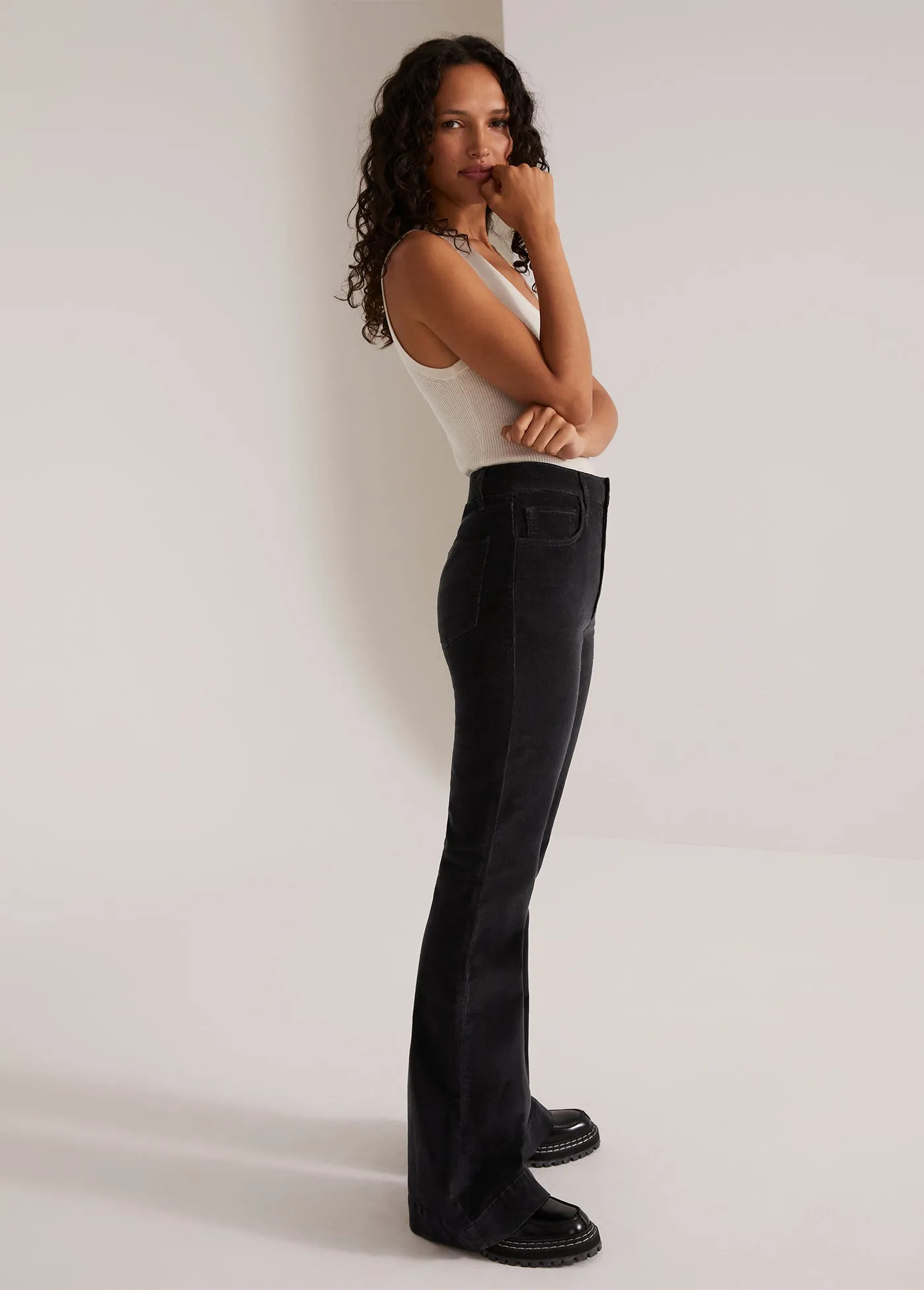 THE VALENTINA SUPER HIGH RISE FLARE sold by Favorite Daughter product image thumbnail 2