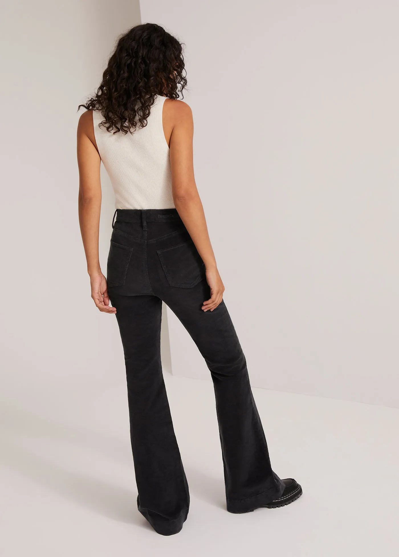 THE VALENTINA SUPER HIGH RISE FLARE sold by Favorite Daughter product image thumbnail 4