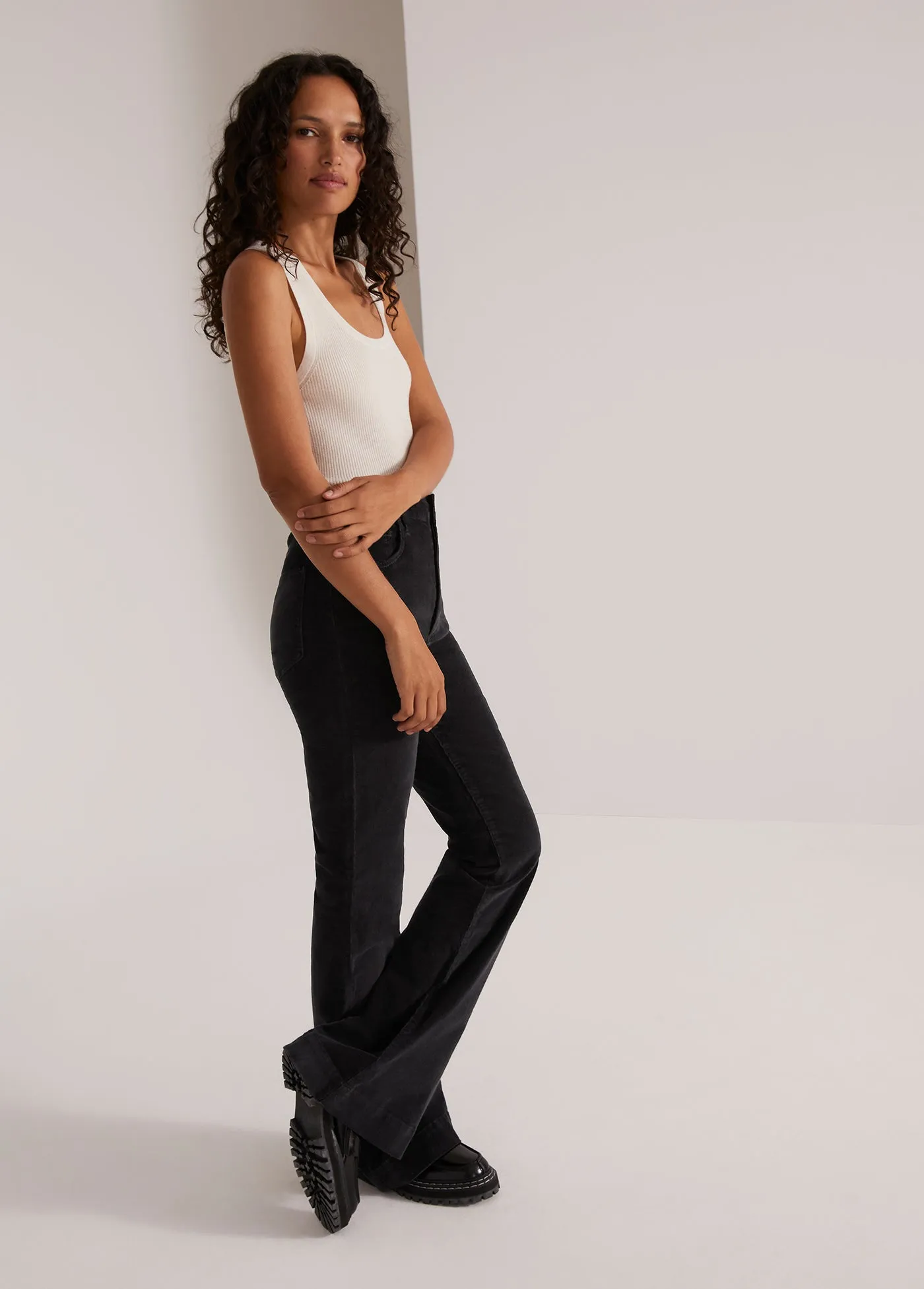 THE VALENTINA SUPER HIGH RISE FLARE sold by Favorite Daughter product image thumbnail 3