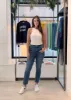 THE ERIN HIGH RISE SLIM STRAIGHT sold by Favorite Daughter