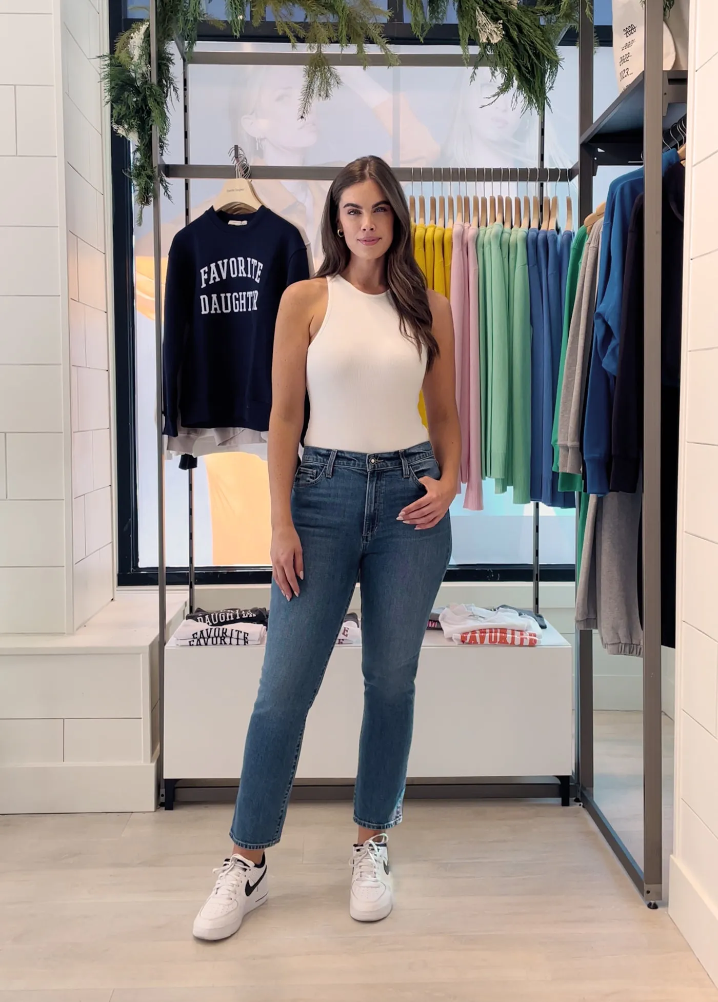 THE ERIN HIGH RISE SLIM STRAIGHT sold by Favorite Daughter