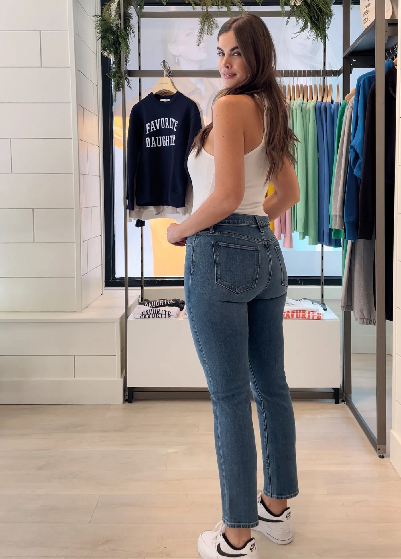 THE ERIN HIGH RISE SLIM STRAIGHT sold by Favorite Daughter product image thumbnail 2