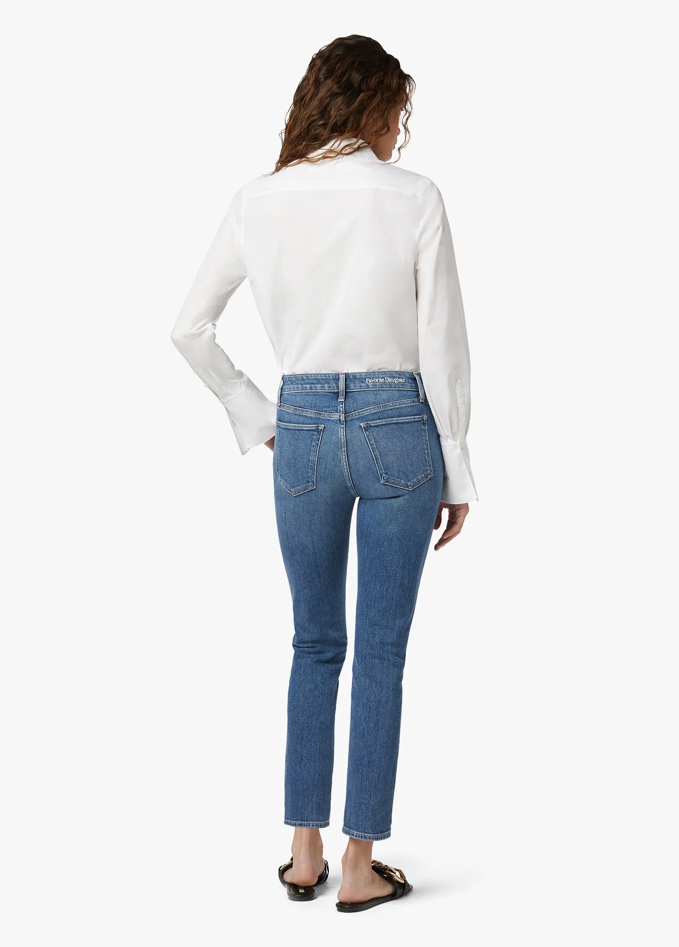 THE ERIN HIGH RISE SLIM STRAIGHT sold by Favorite Daughter product image thumbnail 4