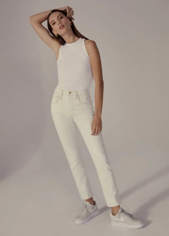 THE ERIN HIGH RISE SLIM STRAIGHT sold by Favorite Daughter