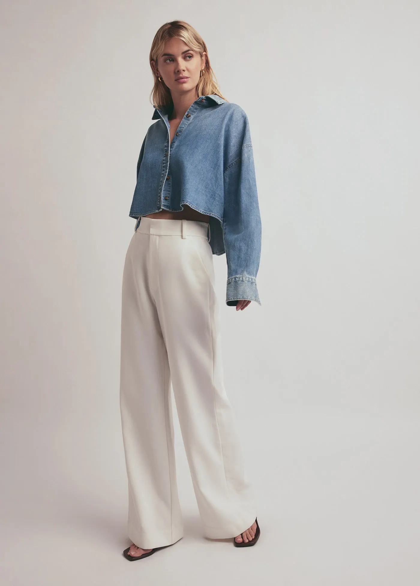 THE JONES WIDE LEG PANT sold by Favorite Daughter product image thumbnail 4