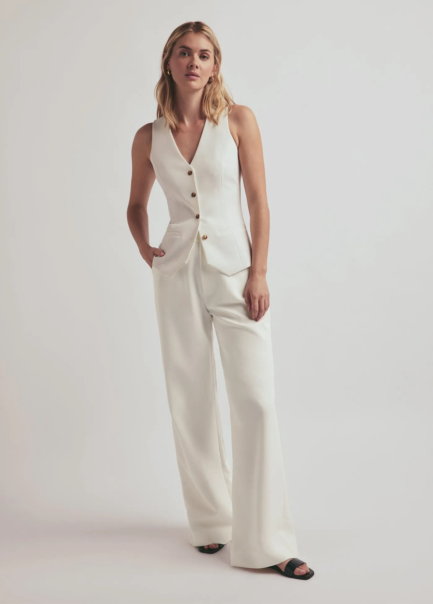 THE JONES WIDE LEG PANT sold by Favorite Daughter product image thumbnail 5
