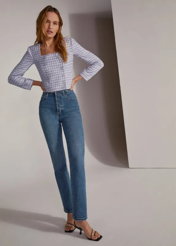 THE VIVI HIGH RISE LONG STRAIGHT sold by Favorite Daughter