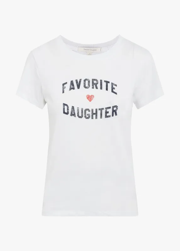 FAVORITE DAUGHTER FITTED TEE sold by Favorite Daughter