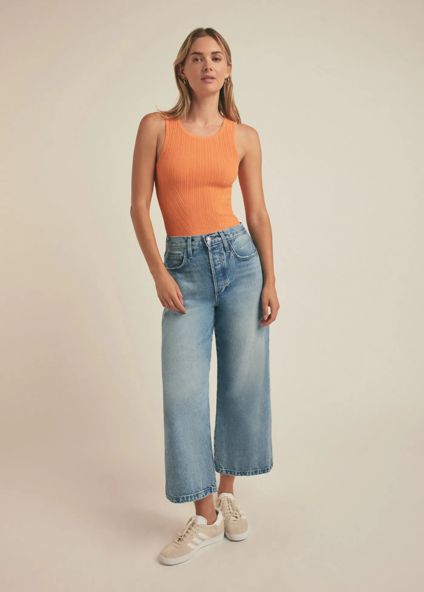 THE MASHA SUPER HIGH RISE WIDE LEG CROP sold by Favorite Daughter product image thumbnail 5