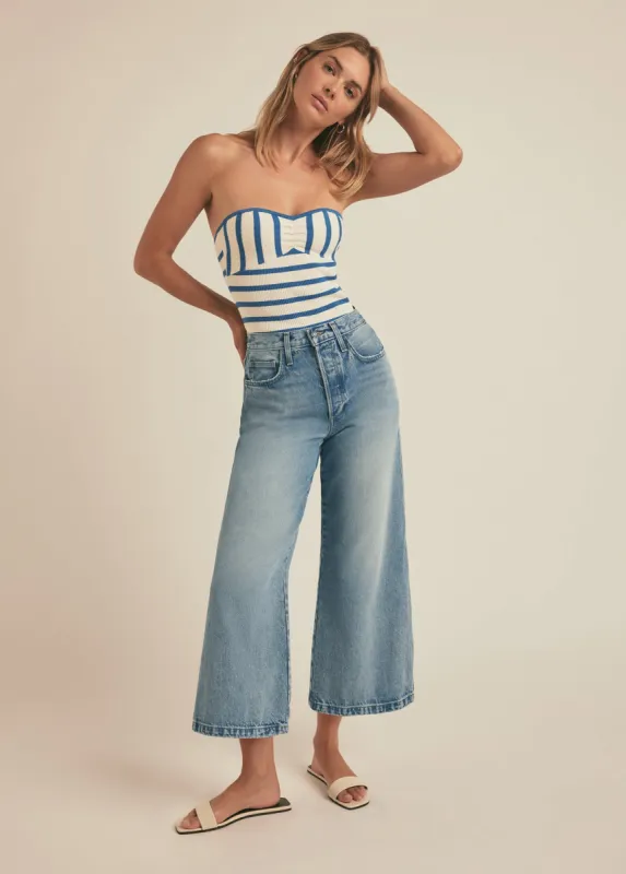 THE MASHA SUPER HIGH RISE WIDE LEG CROP sold by Favorite Daughter
