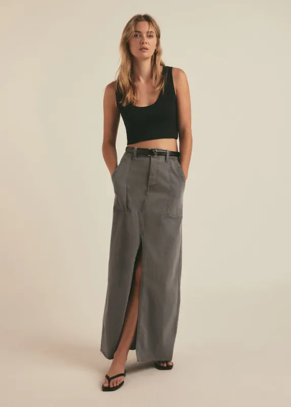 THE SADIE UTILITY MAXI SKIRT made by Favorite Daughter