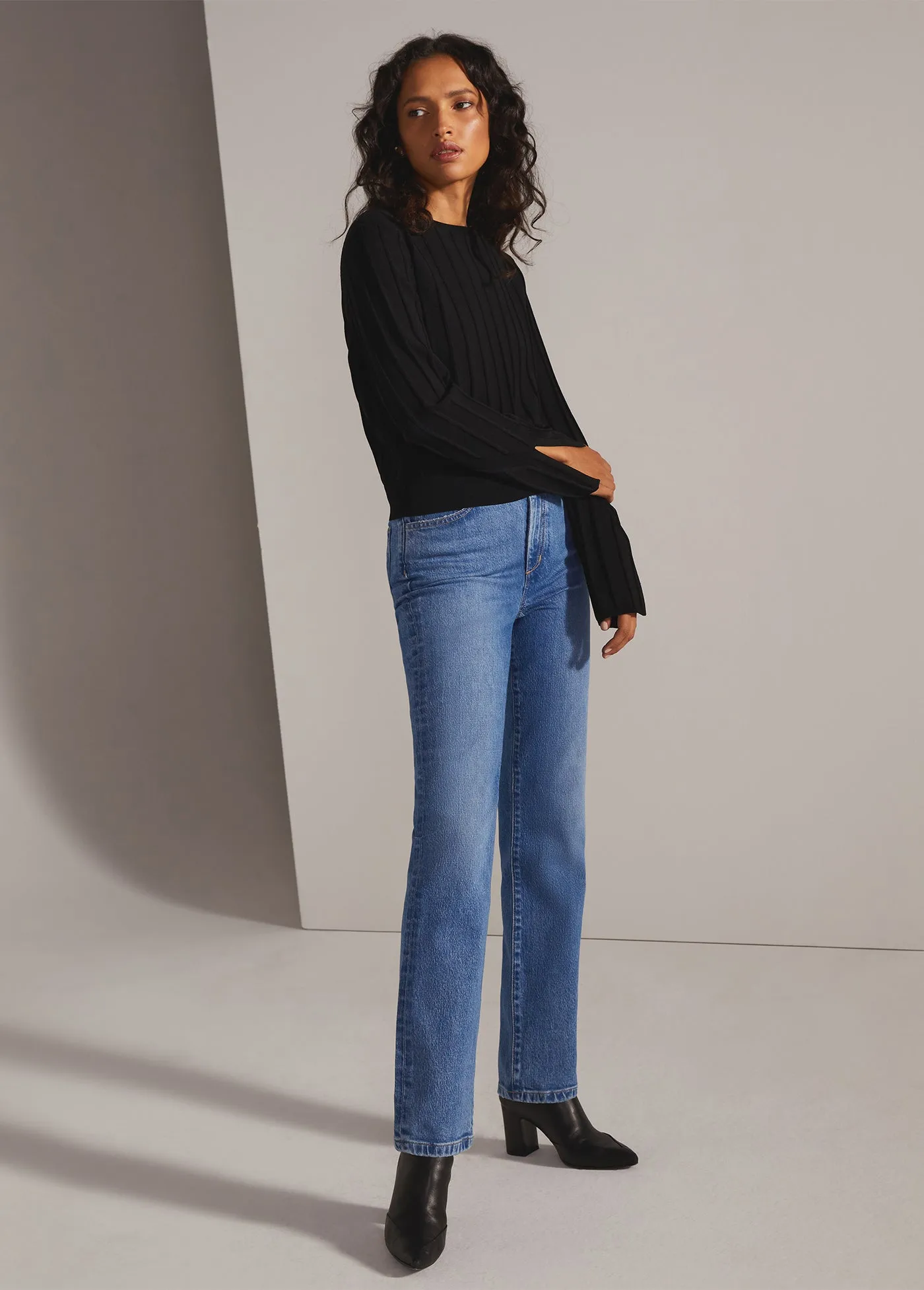 THE LORETTA KNIT TOP sold by Favorite Daughter product image thumbnail 3