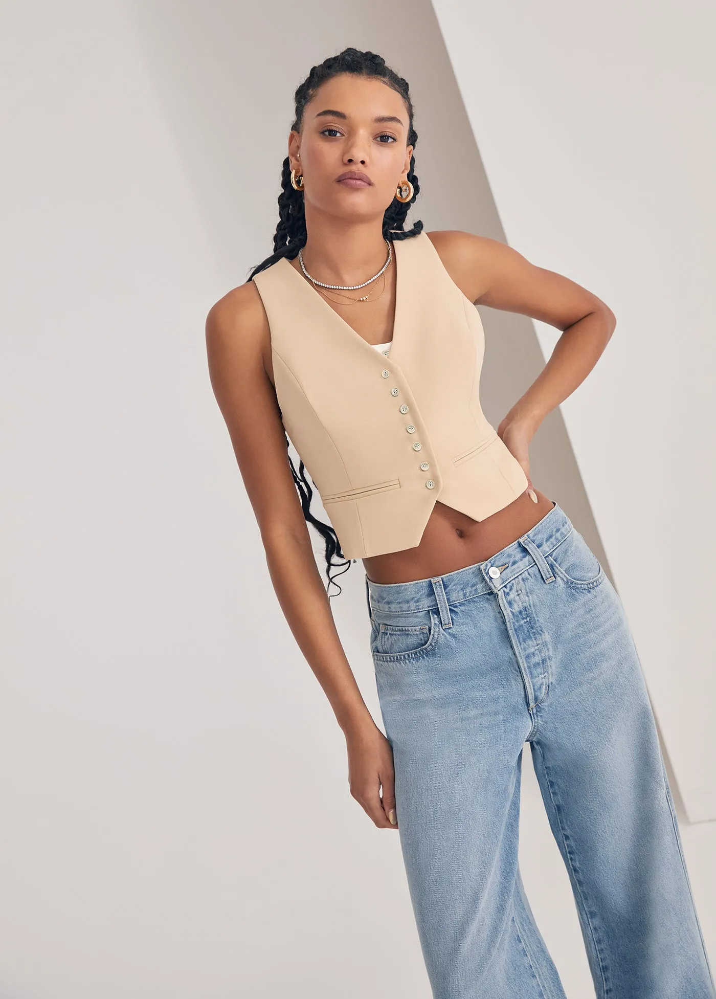 THE MARGARET VEST sold by Favorite Daughter product image thumbnail 2