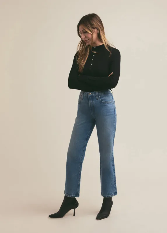 THE SHORTIE MORGAN HIGH RISE STRAIGHT sold by Favorite Daughter