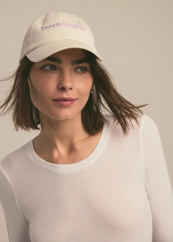 CLASSIC LOGO BASEBALL HAT sold by Favorite Daughter