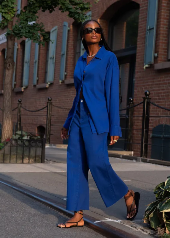 THE MISCHA SUPER HIGH RISE WIDE LEG ANKLE sold by Favorite Daughter