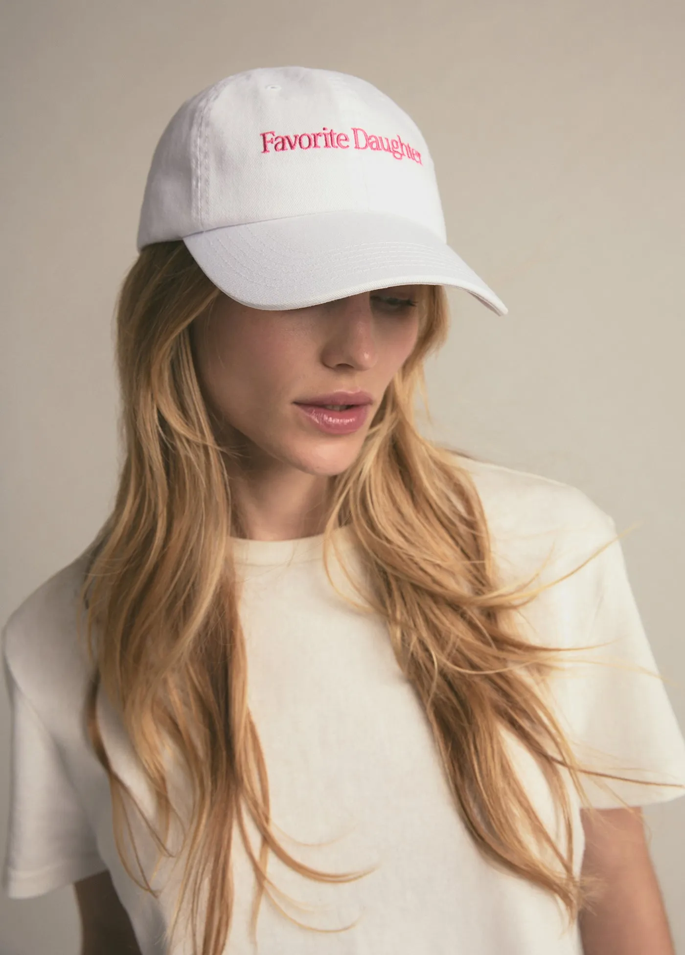 CLASSIC LOGO BASEBALL HEART HAT sold by Favorite Daughter product image thumbnail 3