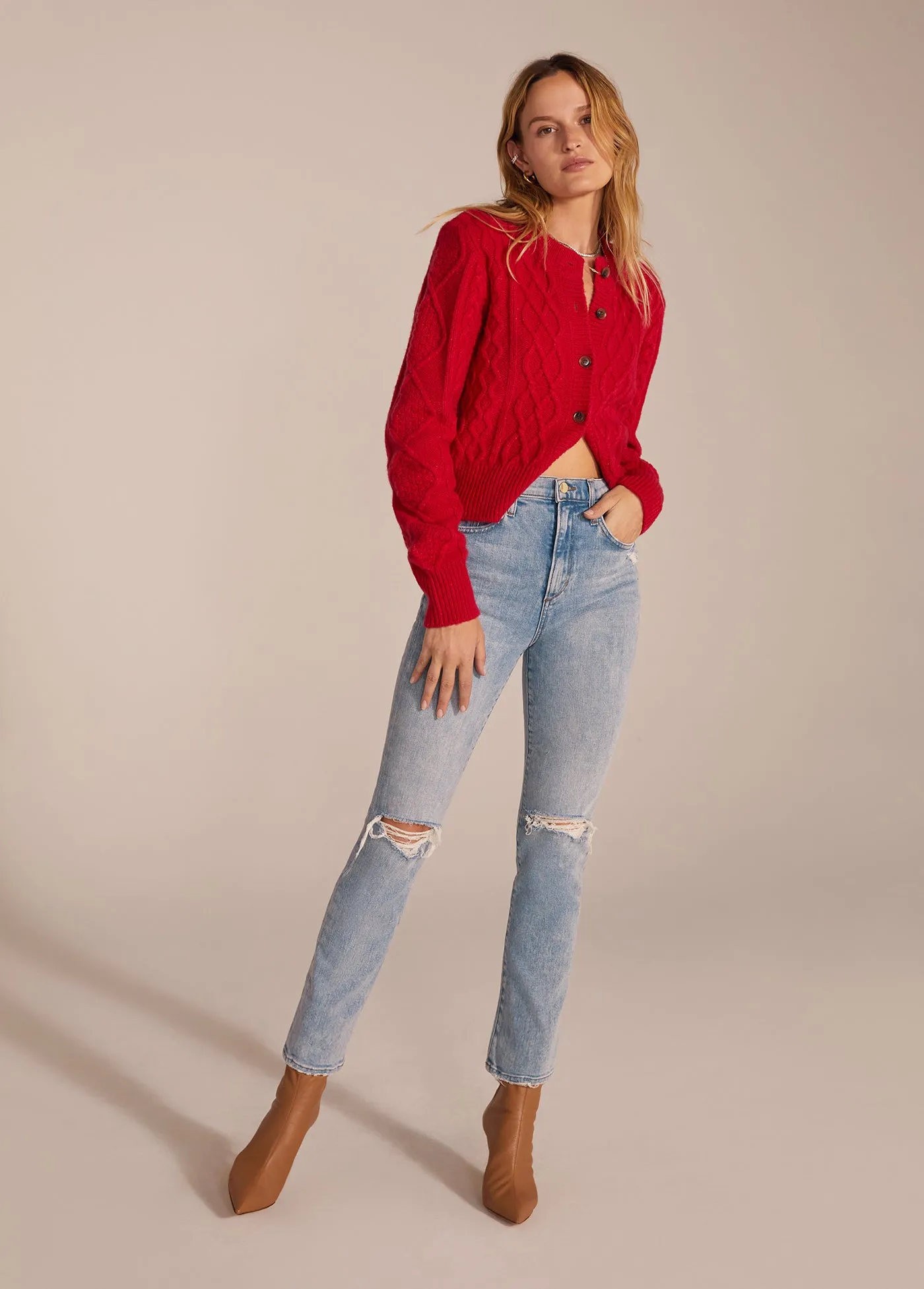 THE VALENTINA SUPER HIGH RISE CIGARETTE ANKLE sold by Favorite Daughter