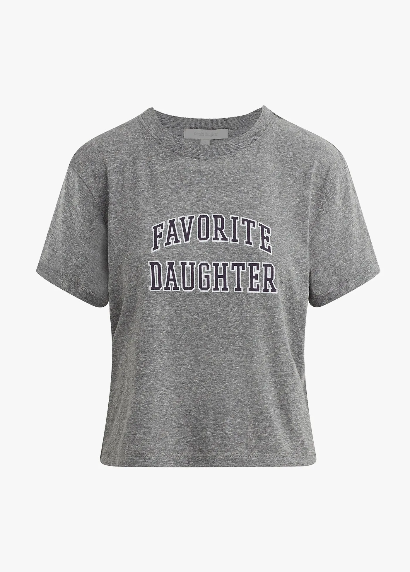 THE CROPPED COLLEGIATE TEE sold by Favorite Daughter